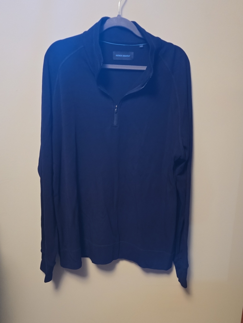Men's Deep Navy Quarter-Zip Sweater Long Sleeve